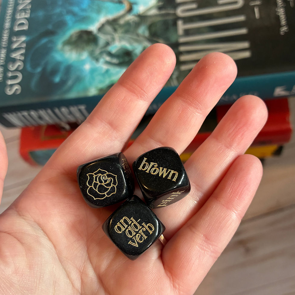 Thumbnail: Custom Laser Engraved TBR Book Dice