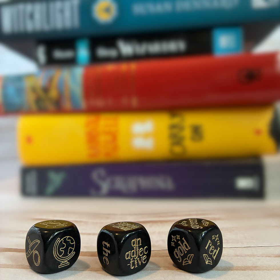 Thumbnail: Custom Laser Engraved TBR Book Dice