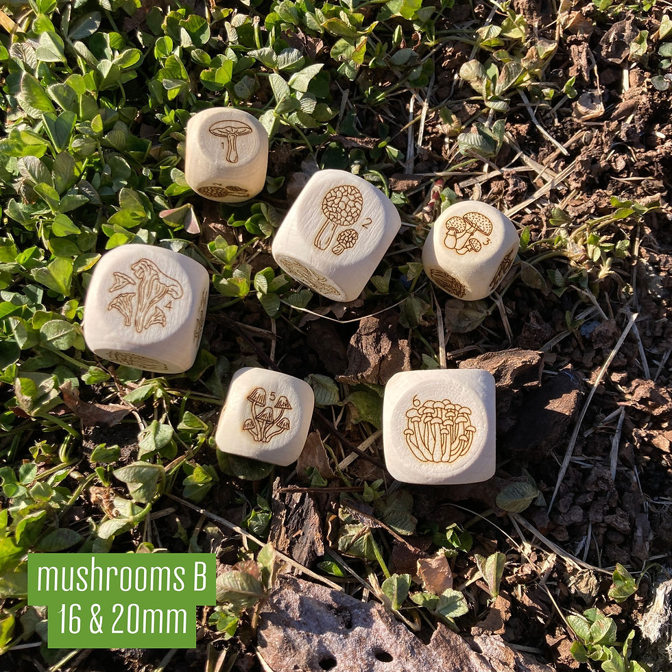 Thumbnail: Laser Engraved Wooden d6