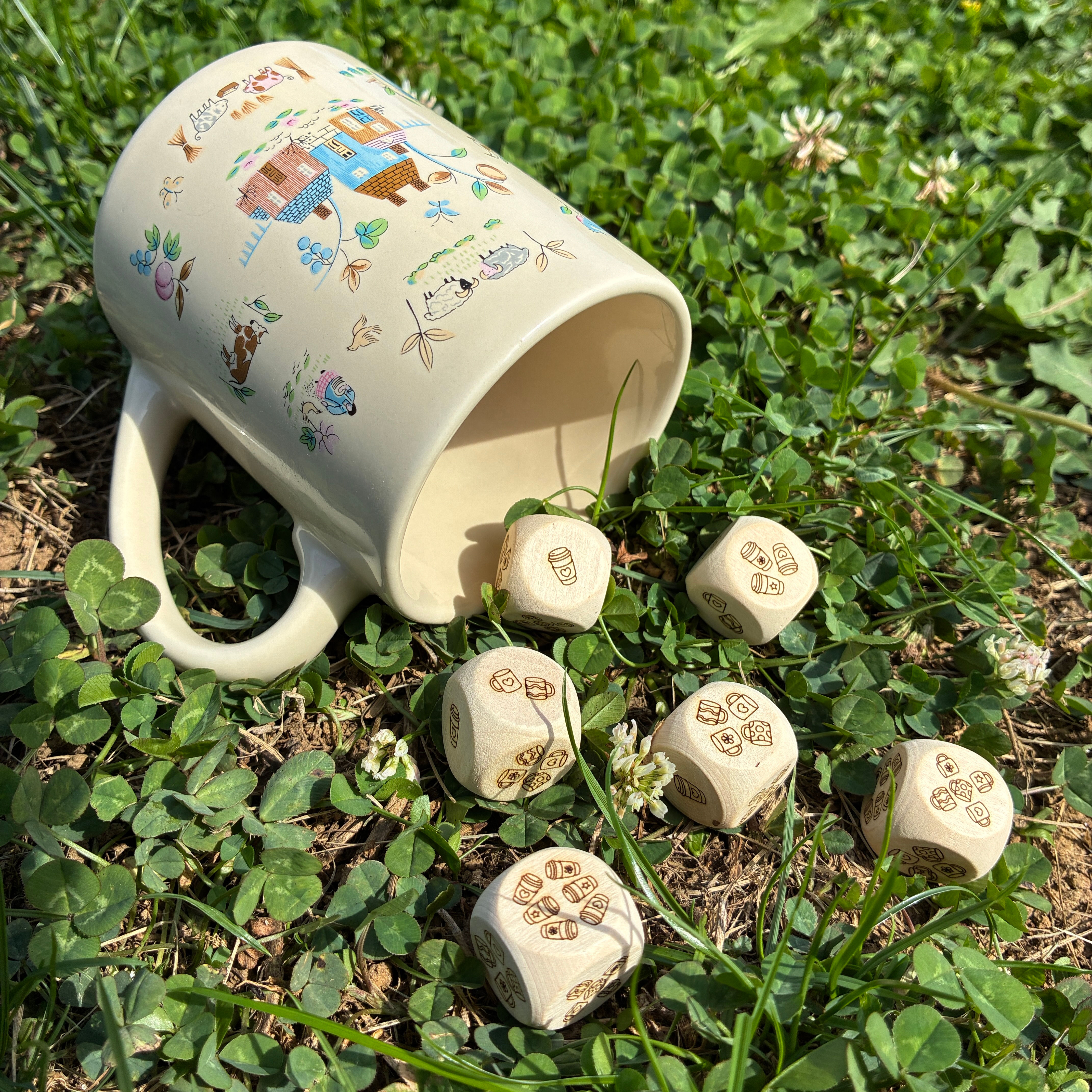 Laser Engraved Wood Coffee/Tea d6