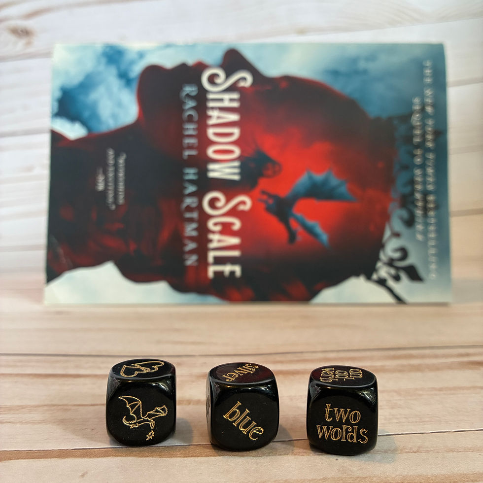 Thumbnail: Custom Laser Engraved TBR Book Dice
