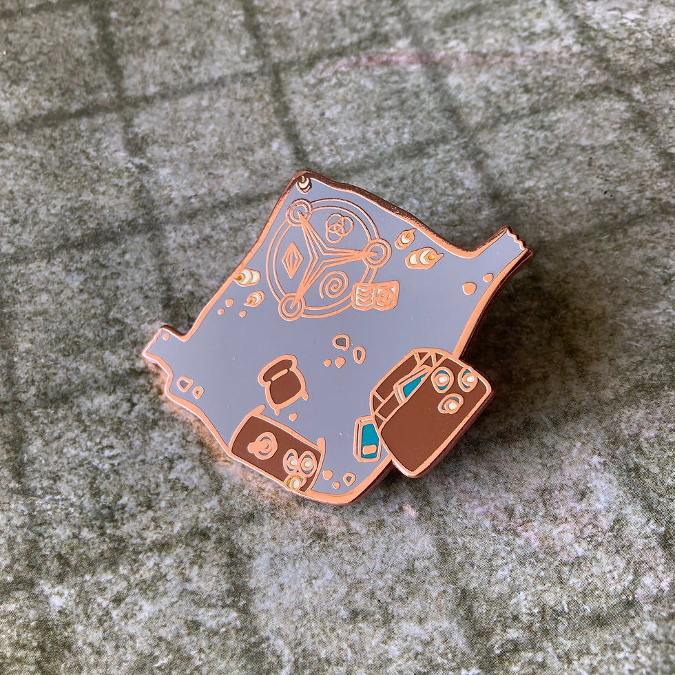 Thumbnail: A Wearable Dungeon Hard Enamel Pin (single pin)
