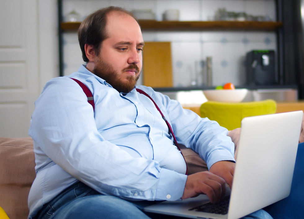 Man Using Laptop