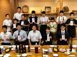 グランドチャンピオン出場者壮行会を行いました。