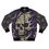 Thumbnail: Bad ass full on heavy metal biker punk skull Men's Bomber Jacket (AOP)