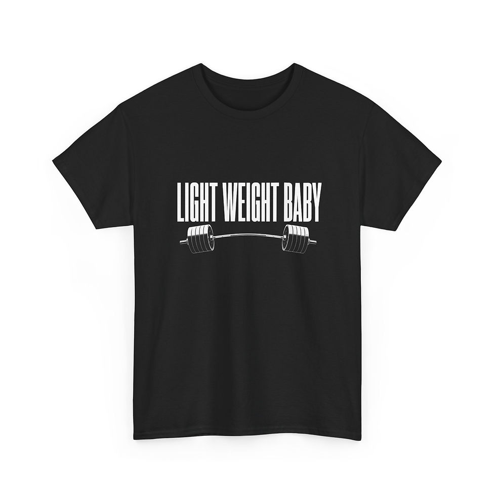 Thumbnail: Light Weight Baby Gym T-Shirt — Fitness Tee