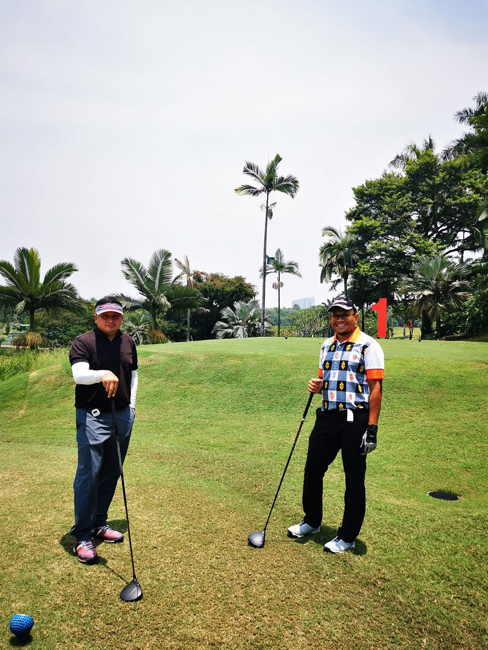 HW vs AEP on the tee