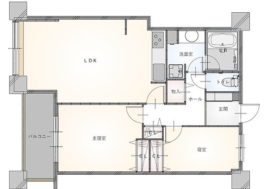 マンション リノベ 間取り