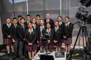 Inspiring Future Voices: Michael Usher Visits Good Samaritan Catholic College