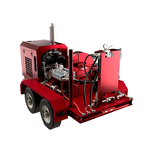 High-pressure pumping unit