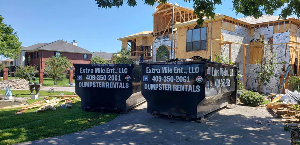 Roll-off dumpster rental for residential construction in Lumberton TX