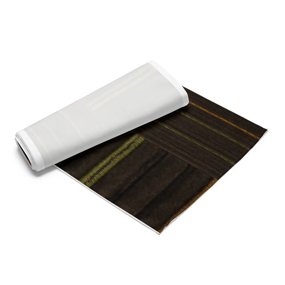 Thumbnail: Woven Path Wood & Amber Table Runner