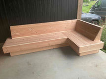 houten loungebank