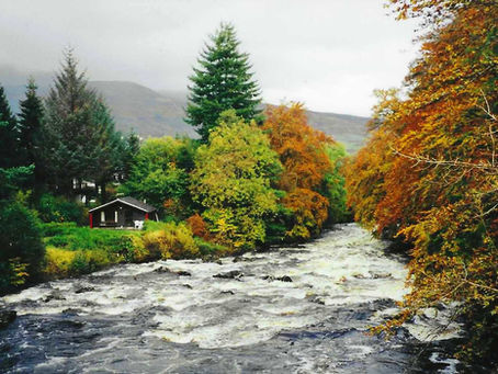 Taking the High Road back to Scotland to share scenes of my childhood with my friend 'Sam'.