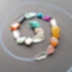 loose parts play with gemstones, reggio emilia and montessori approach
