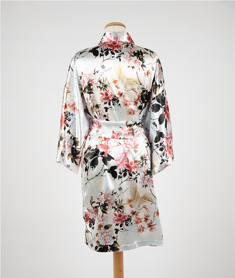Thumbnail: Long Kimono• Oriental Print