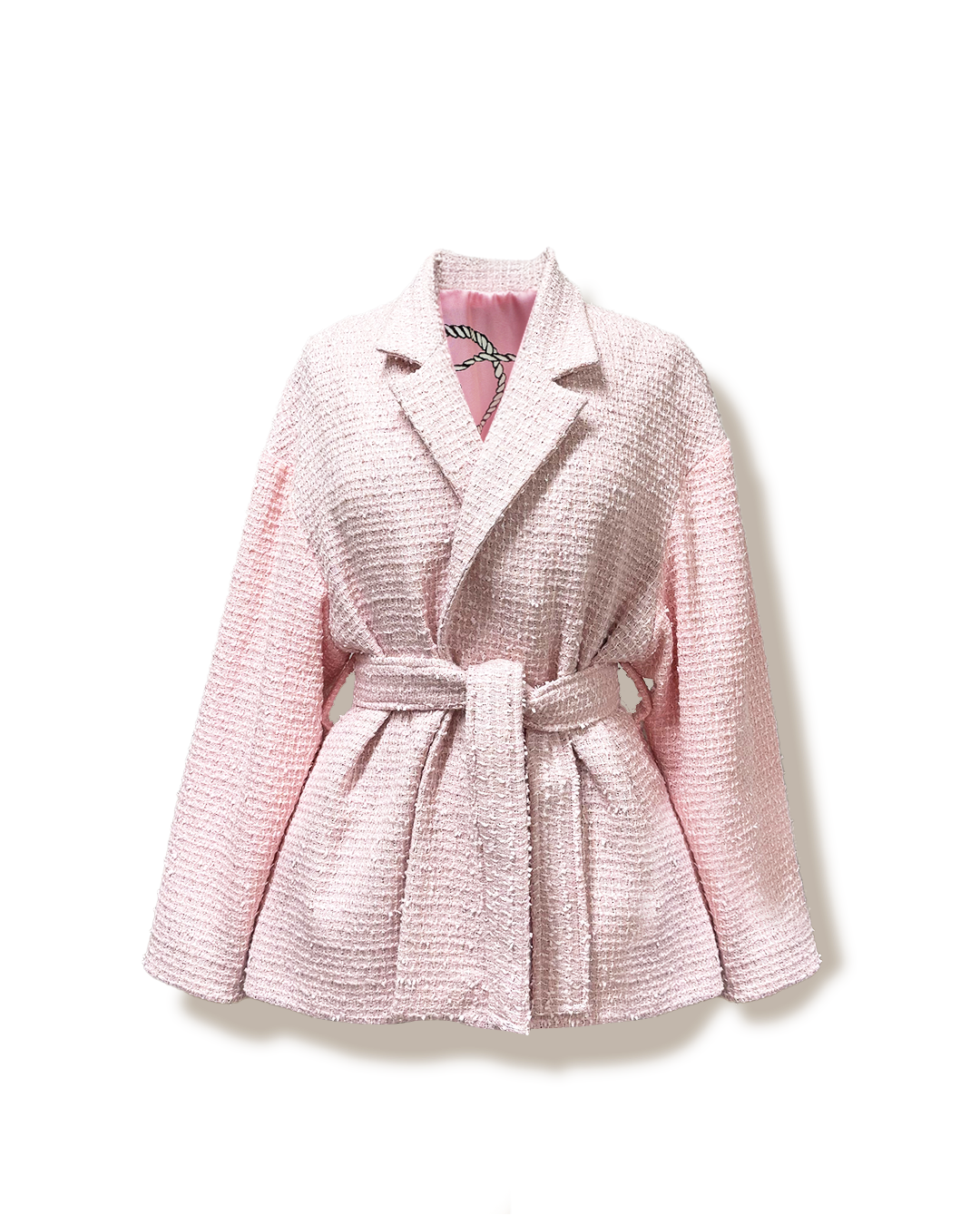 Cappotto corto Rosa • bouclé