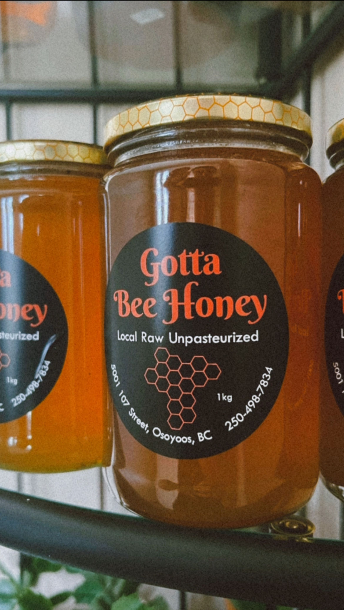 1kg Local Raw Unpasteurized Honey