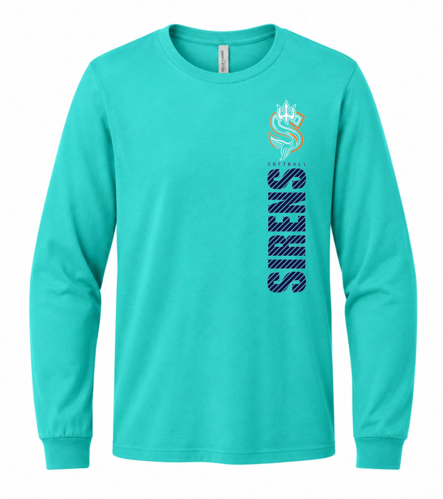 Sirens Vertical Cotton Long Sleeve T-Shirt
