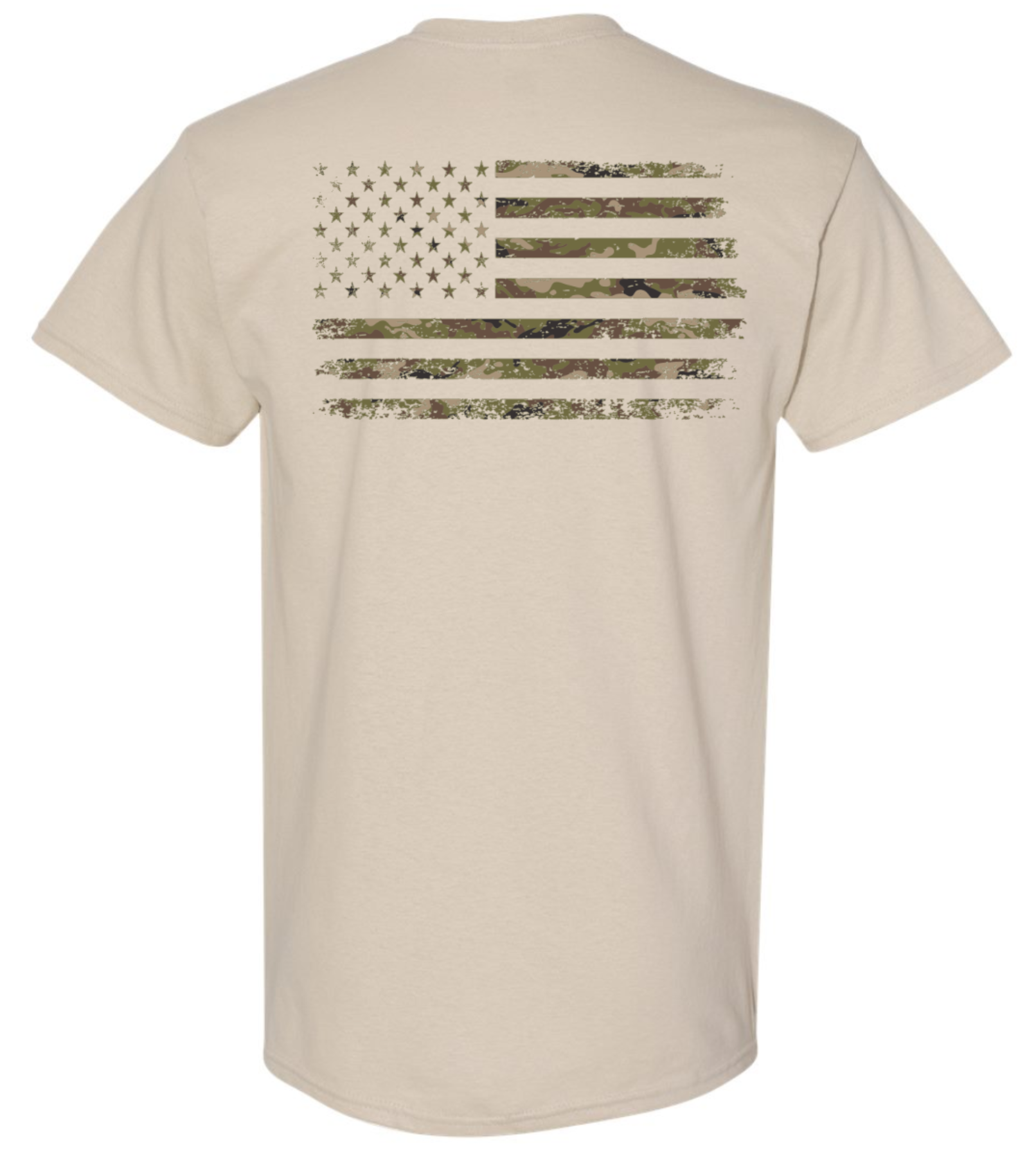 All-American Camo Flag Heavy Weight Tee