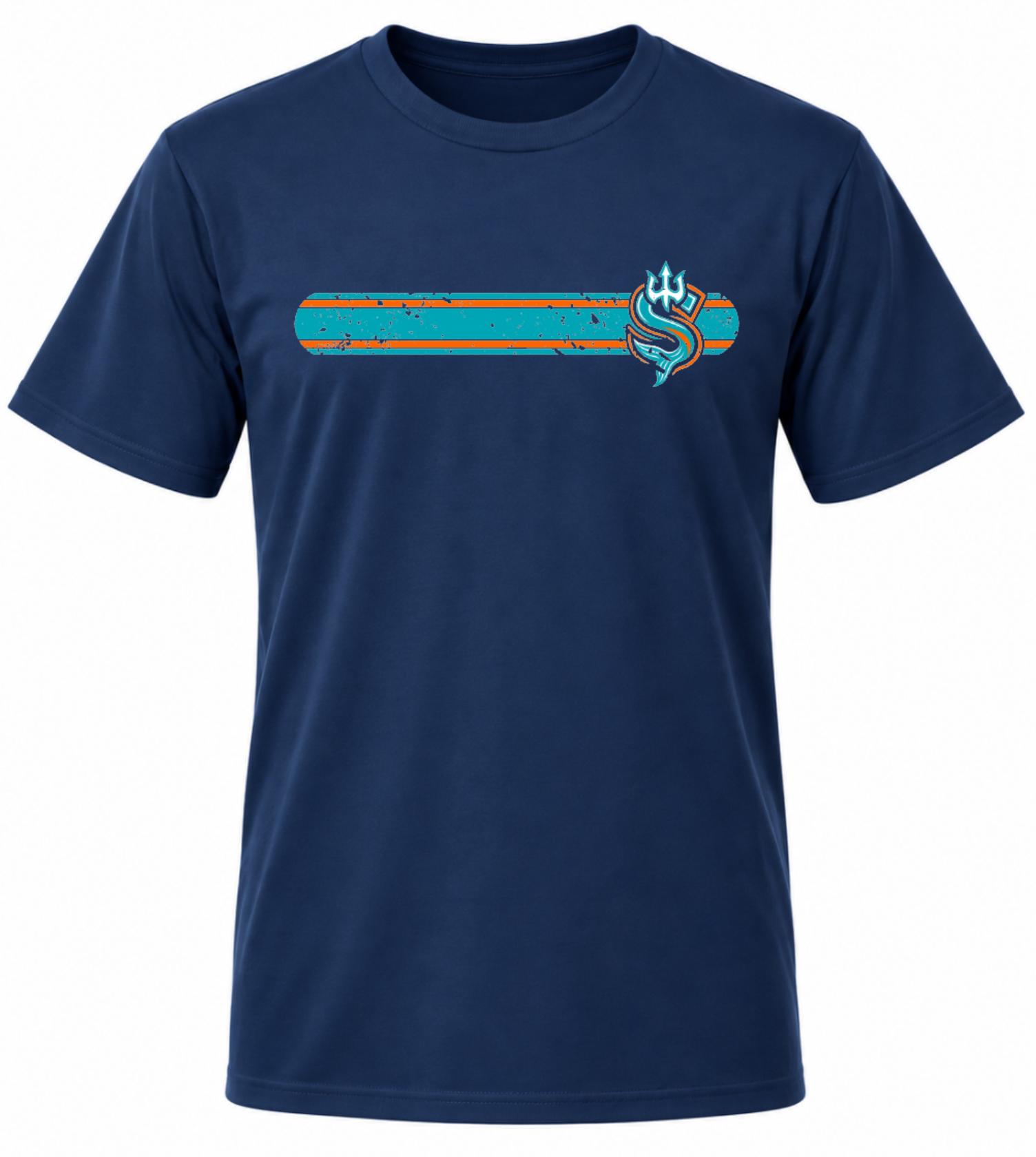 Sirens Softball Retro Stripe Performance T-Shirt