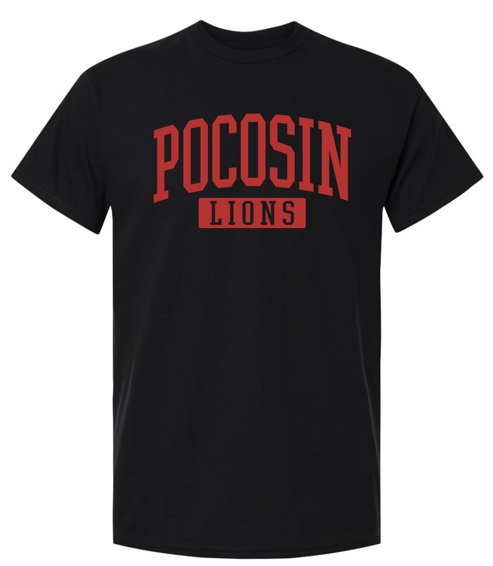 Thumbnail: Pocosin Lions Varsity Cotton Tee