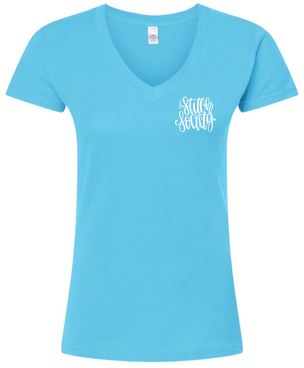 Thumbnail: The Stitch Society Women's Fine Jersey V-Neck T-Shirt