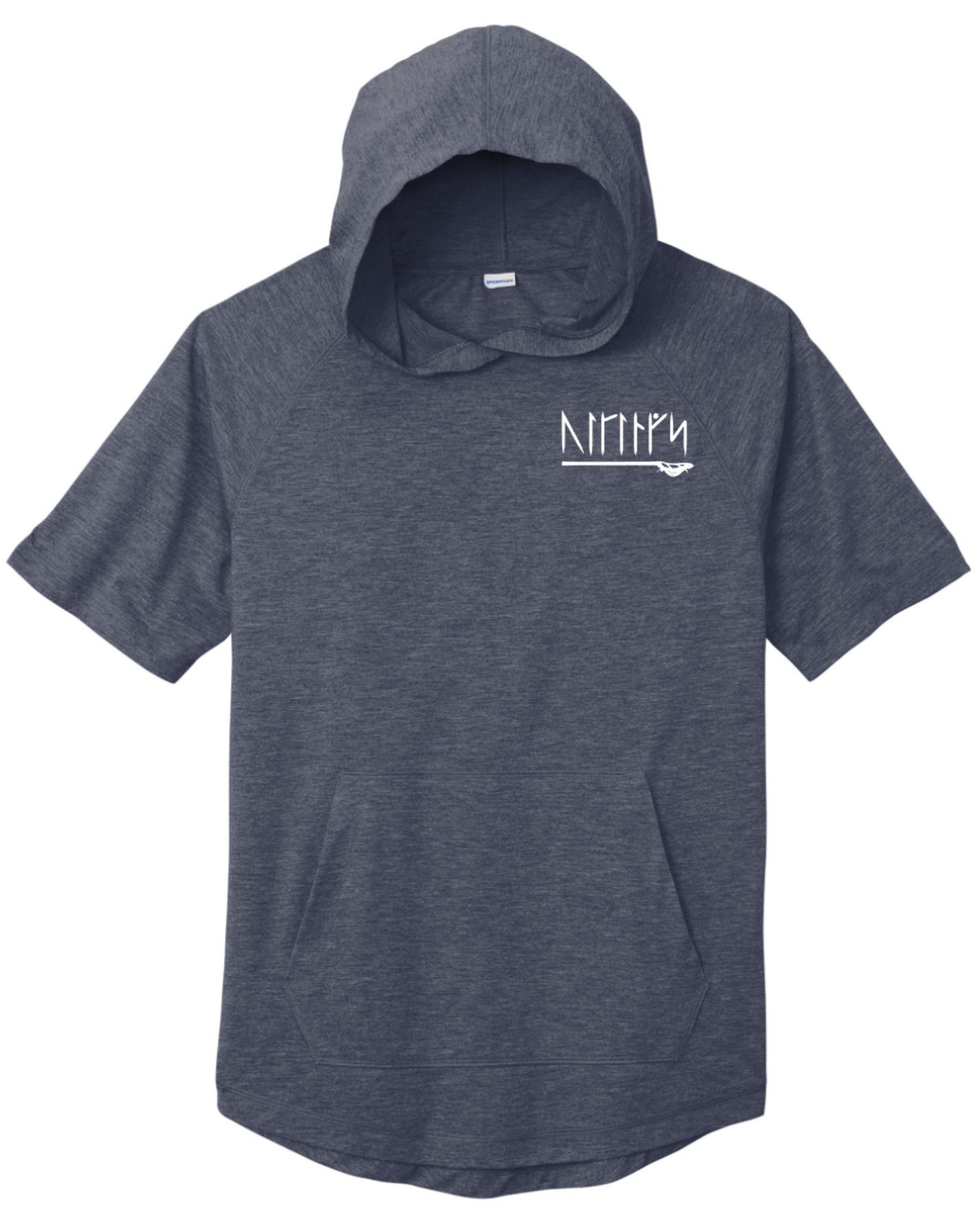 Men's Club LAX PosiCharge Tri-Blend Wicking Short Sleeve Hoodie