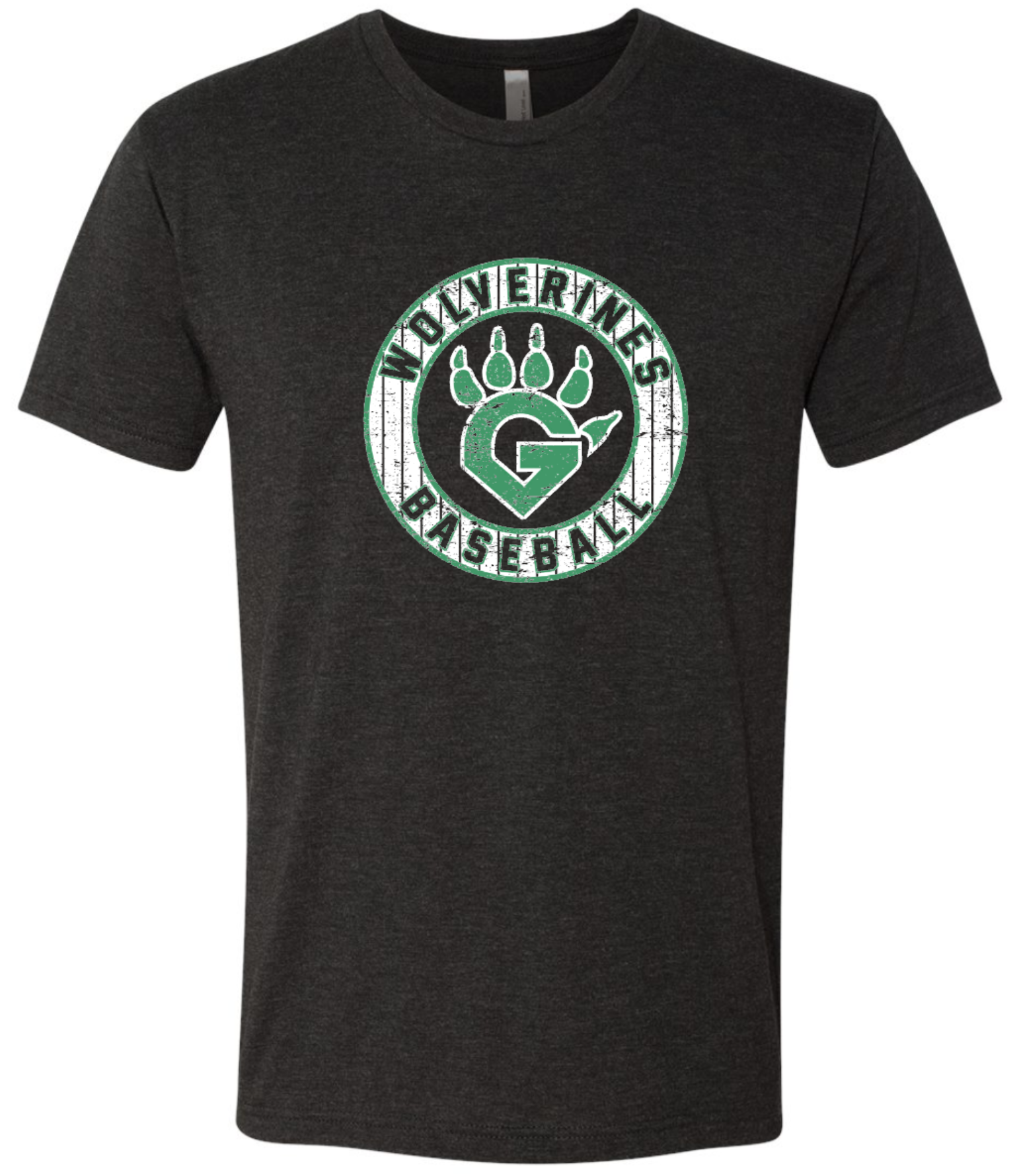 Wolverines Vintage Baseball Unisex Triblend T-Shirt