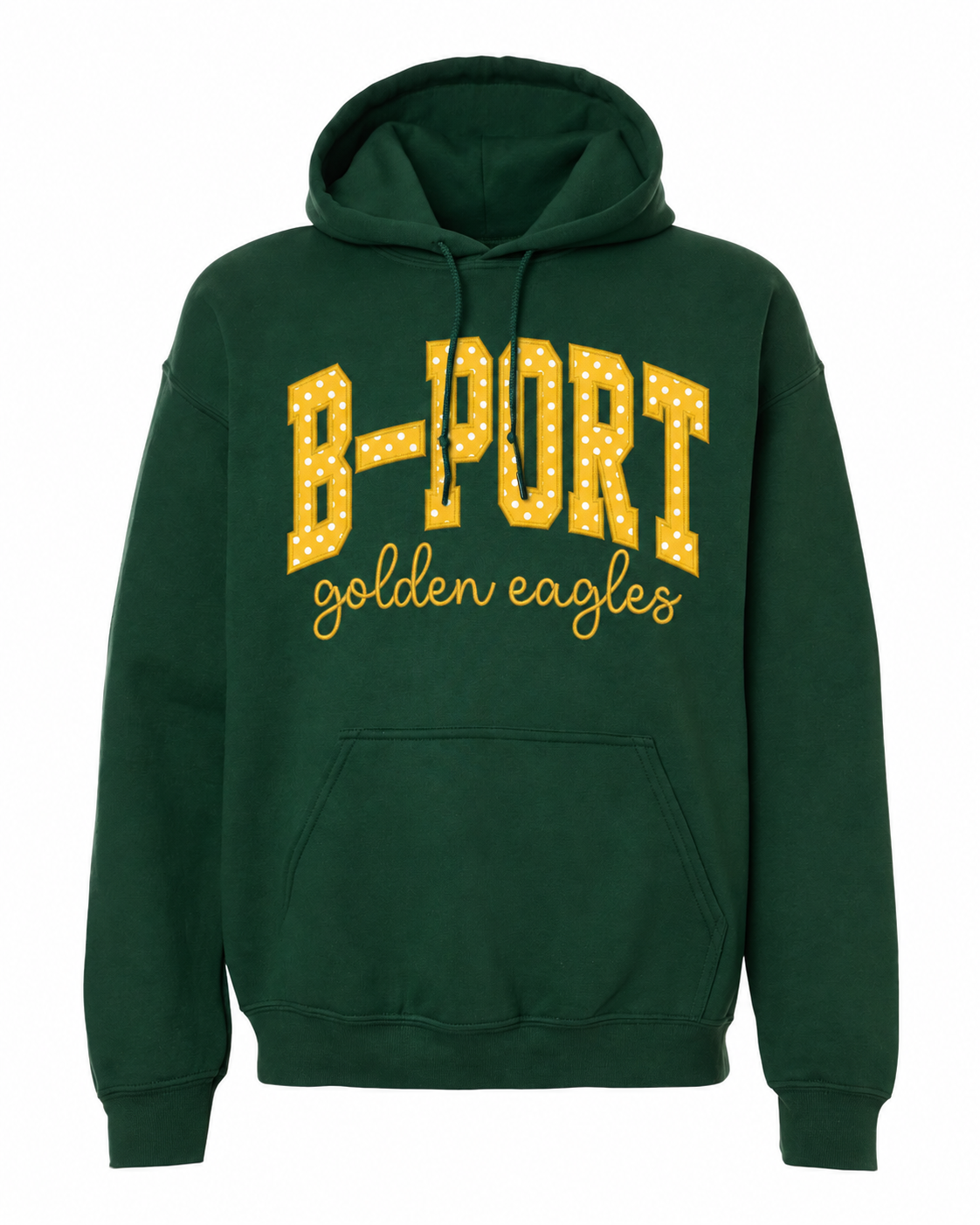 B-PORT Golden Eagles Collegiate Embroidered Appliqué Hoodie