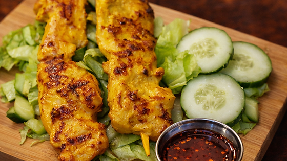 5. Kylling Satay 2 stk