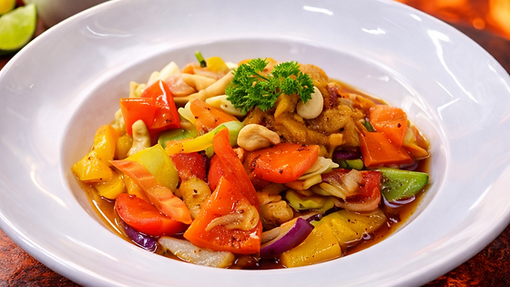 35. Wok Cashewnøtter