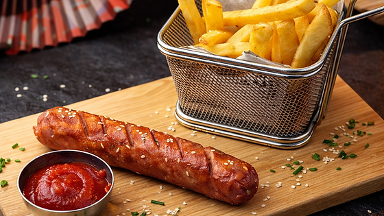 43. Kyllingpølse (1 stk)
