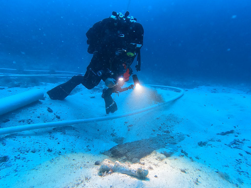 1. Dokumentiranje drvene konstrukcije brodoloma – Recording the shipwreck’s wooden hull.JP
