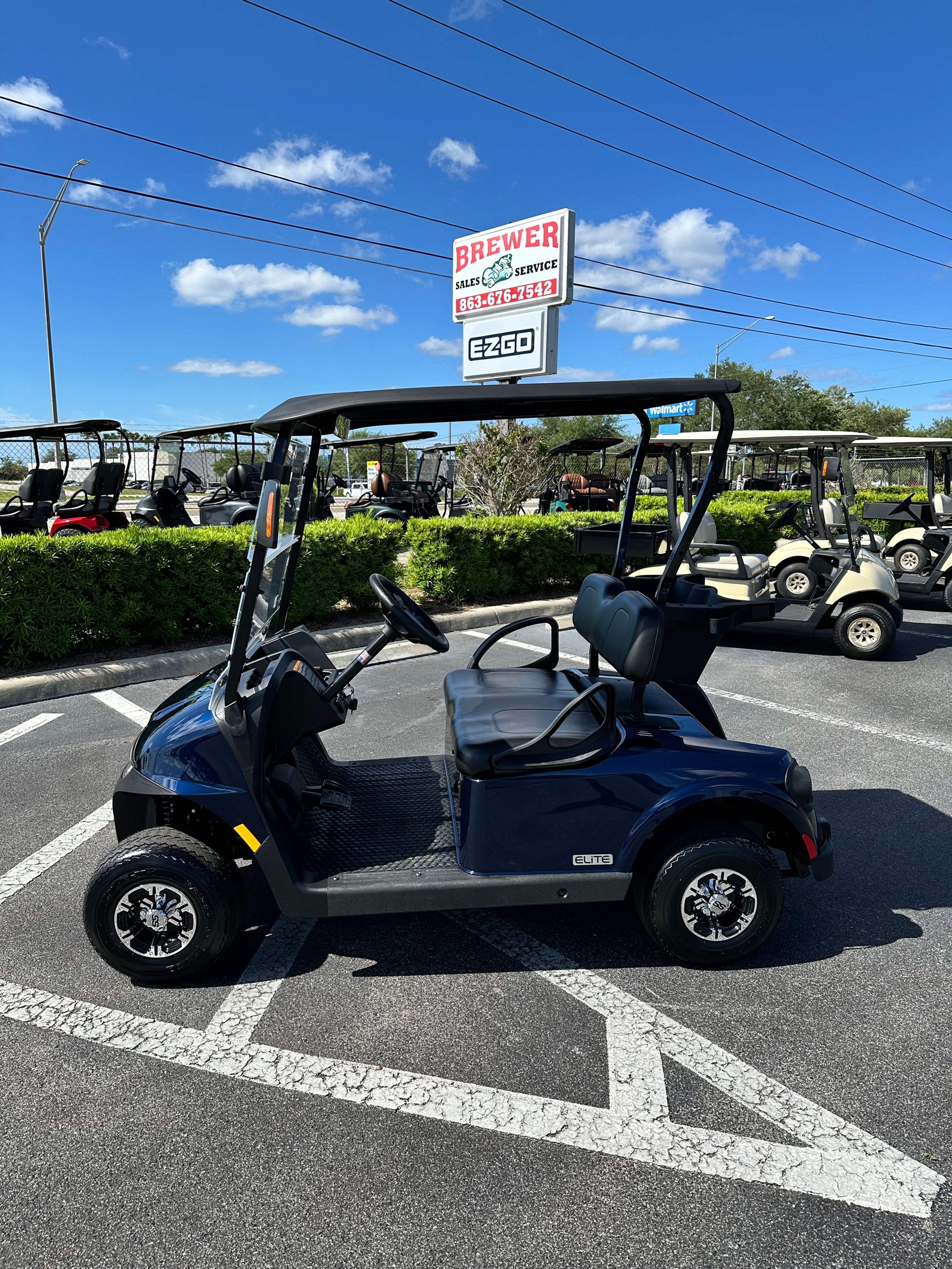 2026 Ez Go RXV Elite Lithium Patriot Blue