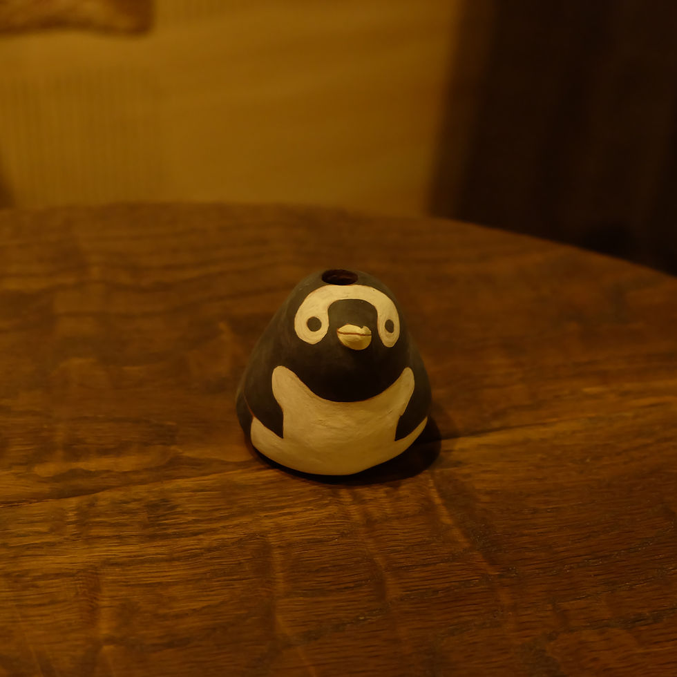 サムネイル： Gentoo penguin flower vase ジェンツーペンギンの花器