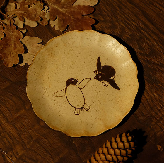 ガラス細工 チョウチョウウオの置物 大と小2個セット ガラス細工 チョウチョウウオの置物 大と小2個セット