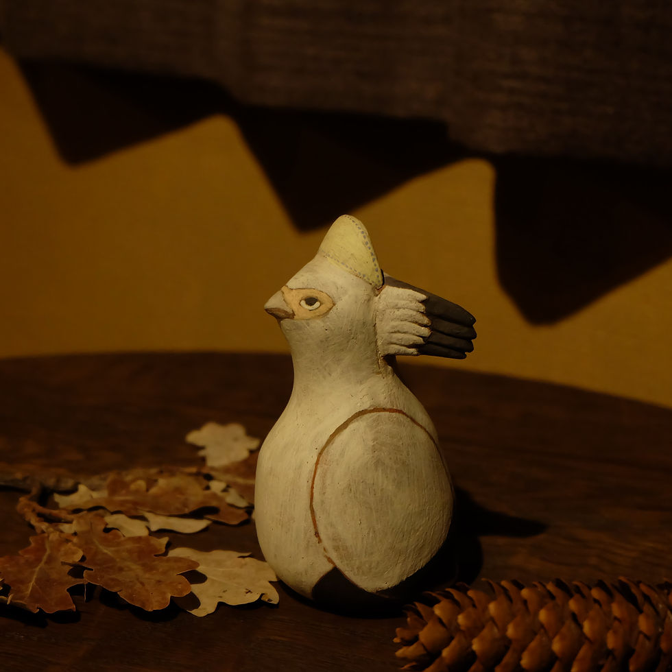 サムネイル： Secretarybird ヘビクイワシのオブジェ