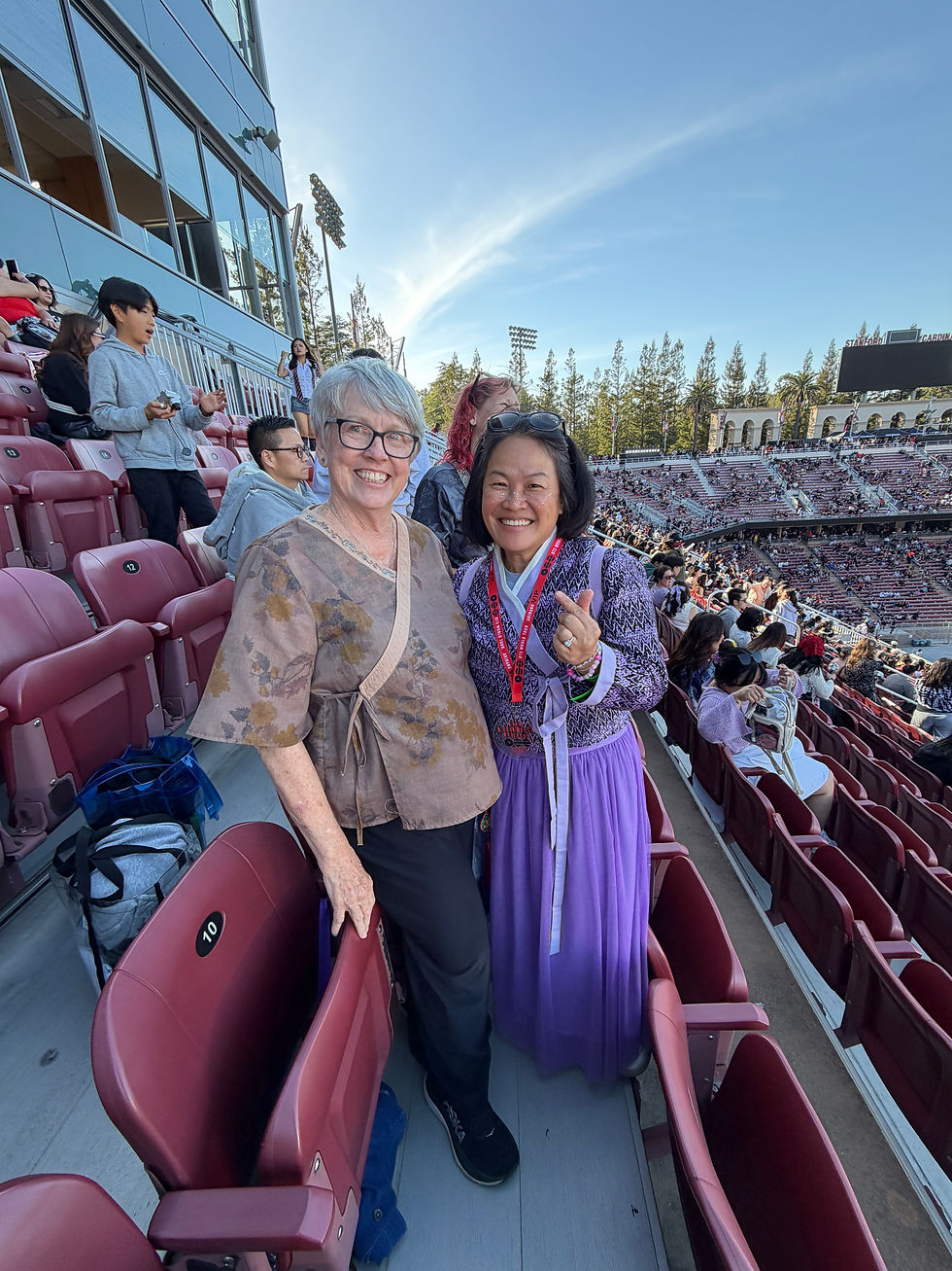 Blog buddies... Judy & Yvonne!