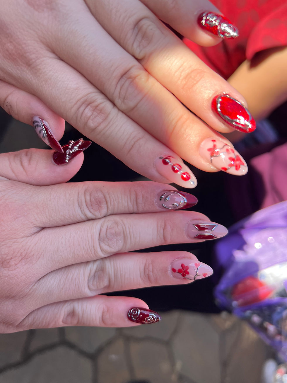 Nope, those aren't our nails...