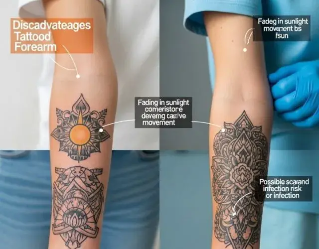 nadelen tattoo onderarm