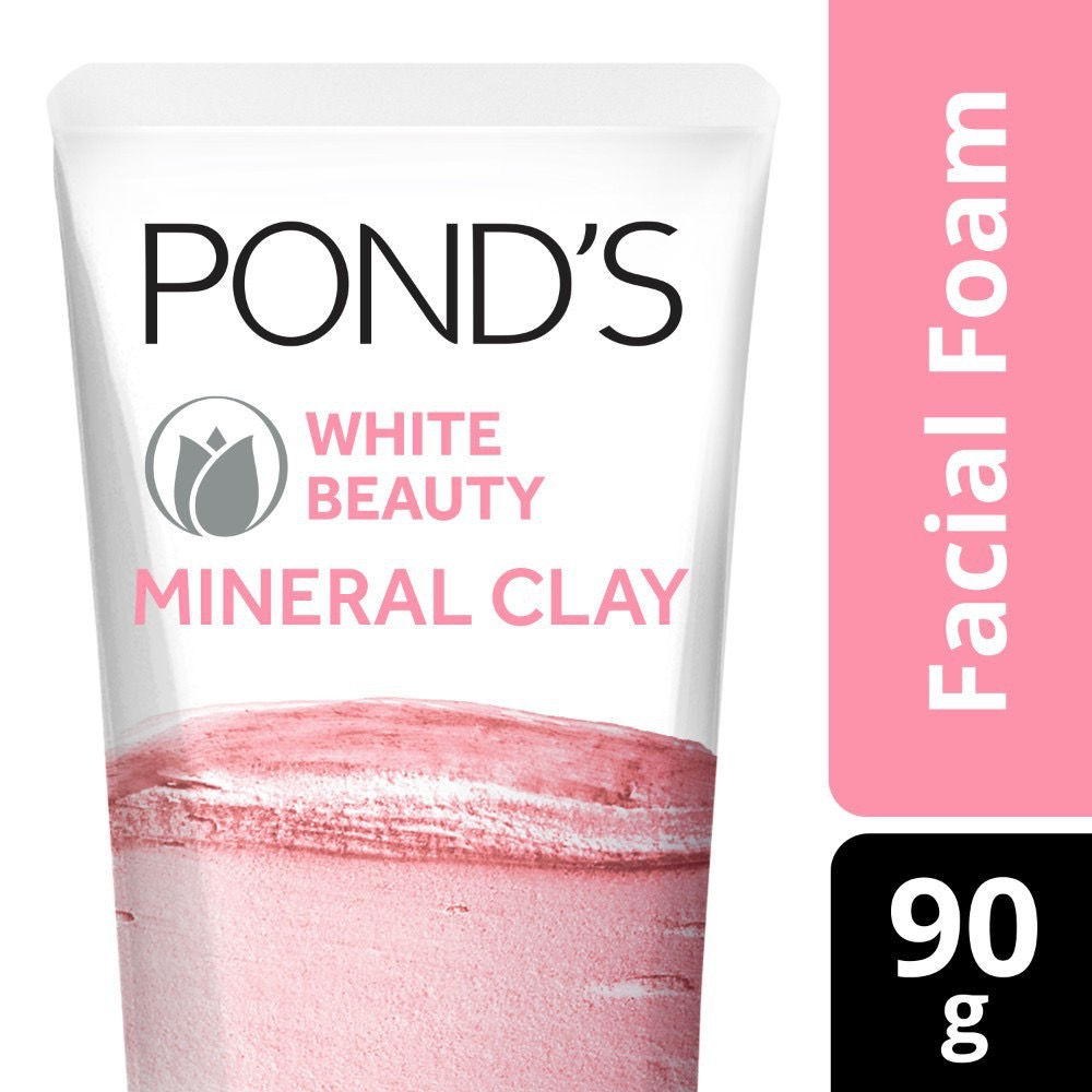 Ponds White Beauty Mineral Clay Face Cleanser for Brighter Skin | 90g
