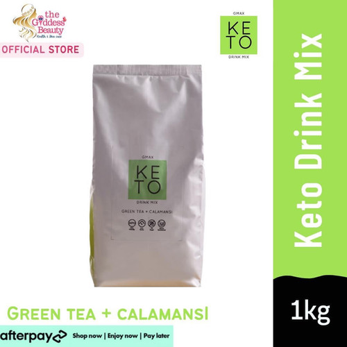 GMAX KETO Drink Mix (Green Tea + Calamansi) 1 Kilo Pack Makes 50