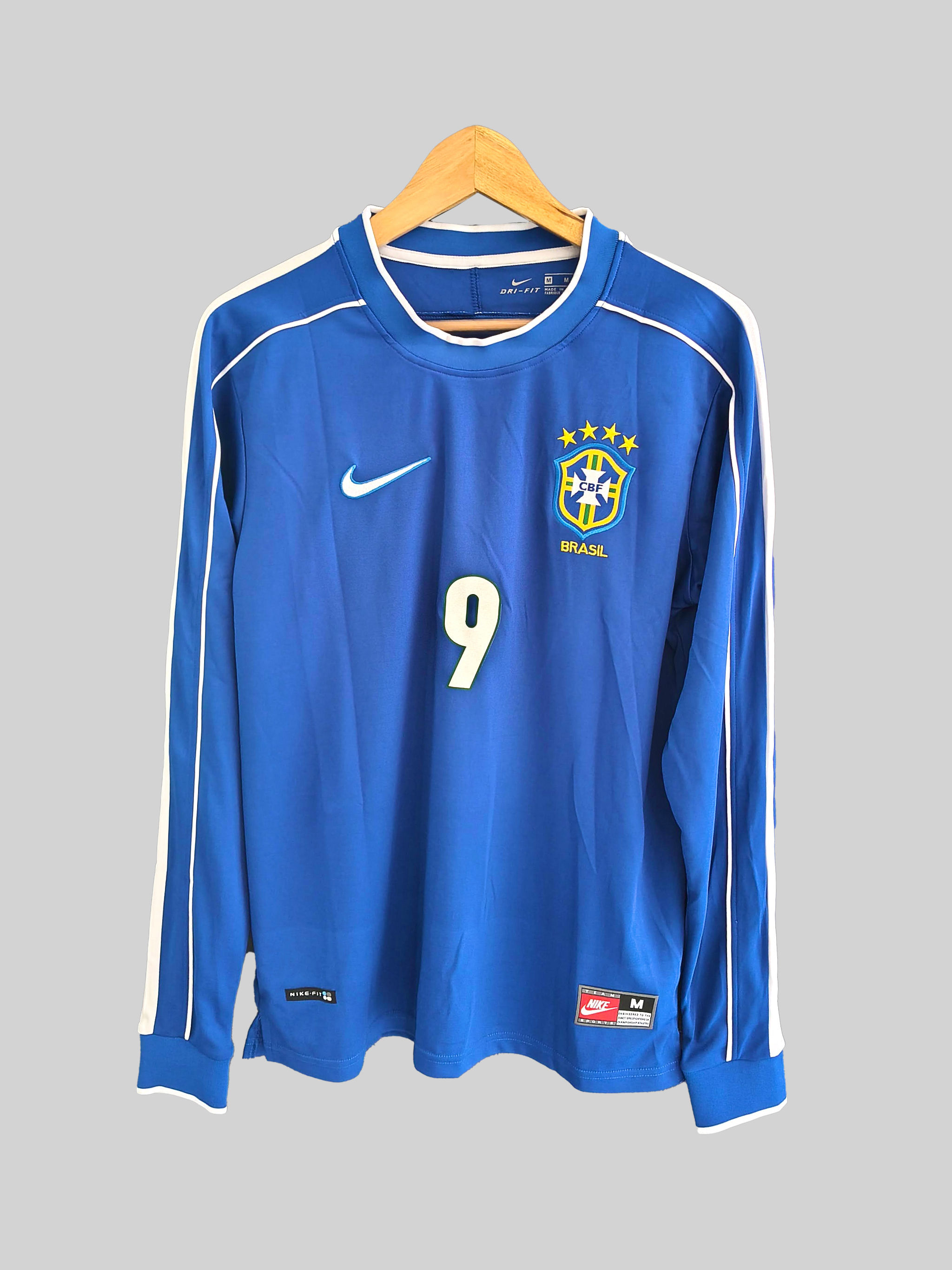 Camisa Brasil Copa do Mundo 1998 Away ML 