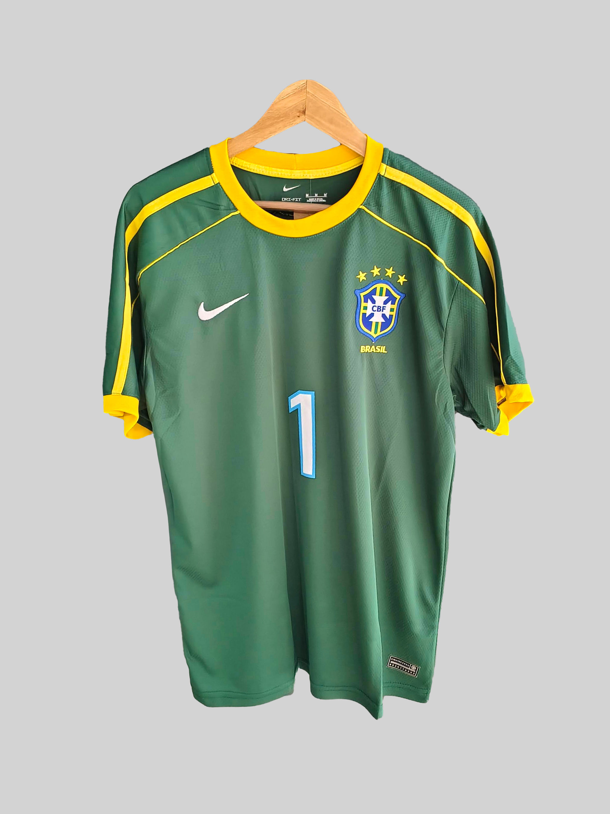Camisa Brasil Goleiro 1998 Copa do Mundo Taffarel 