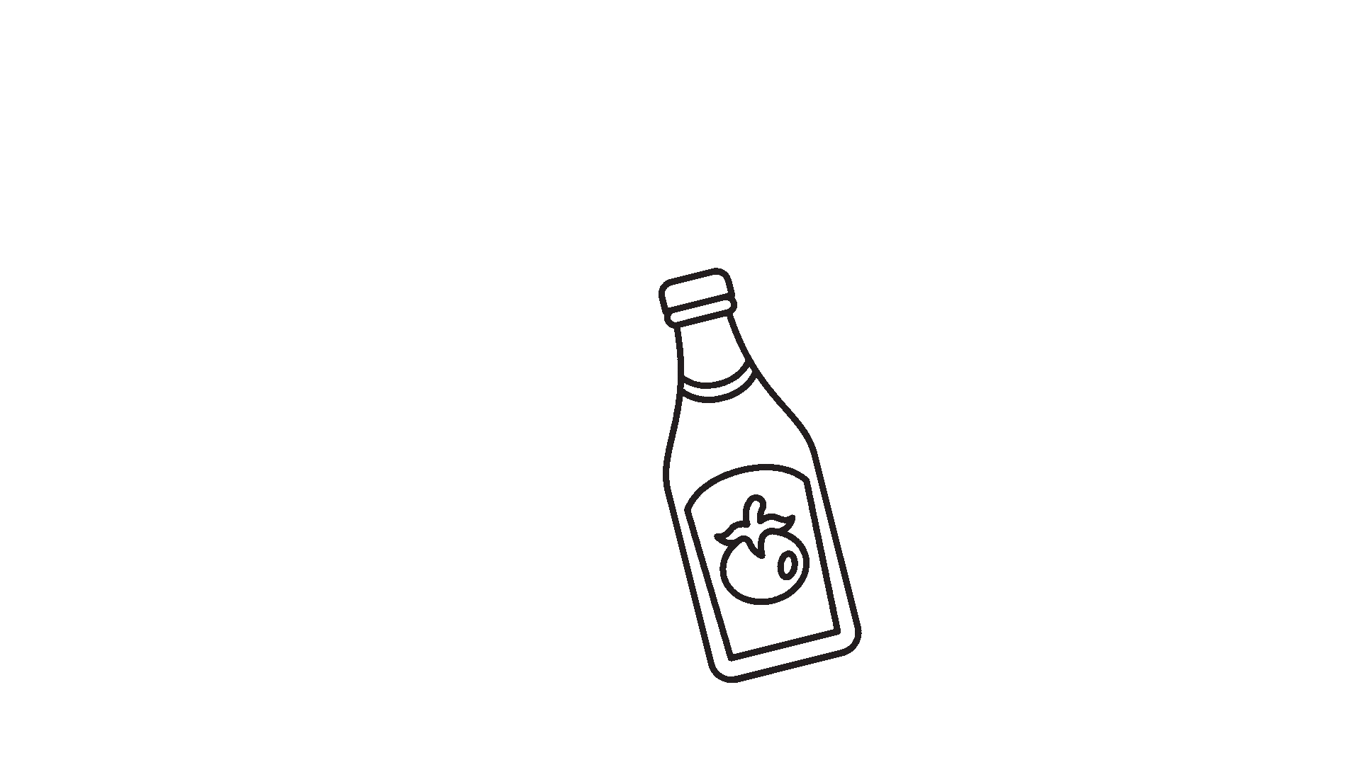Decorative Ketchup Bottle