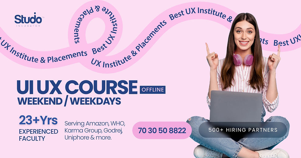 UIUX Course, Studio Incubator Pune