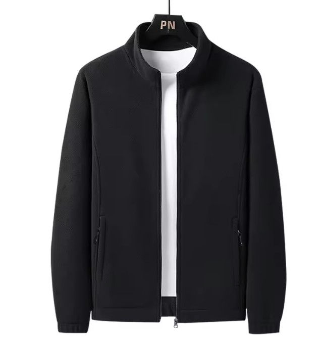 Men's Polyester Full-Zip Micro Polar Fleece Jacket
