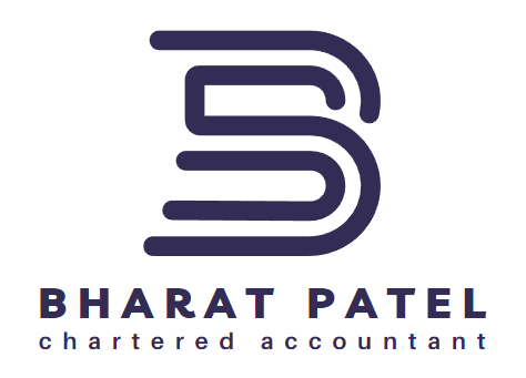 Bharat Patel, Chartered Accountant logo