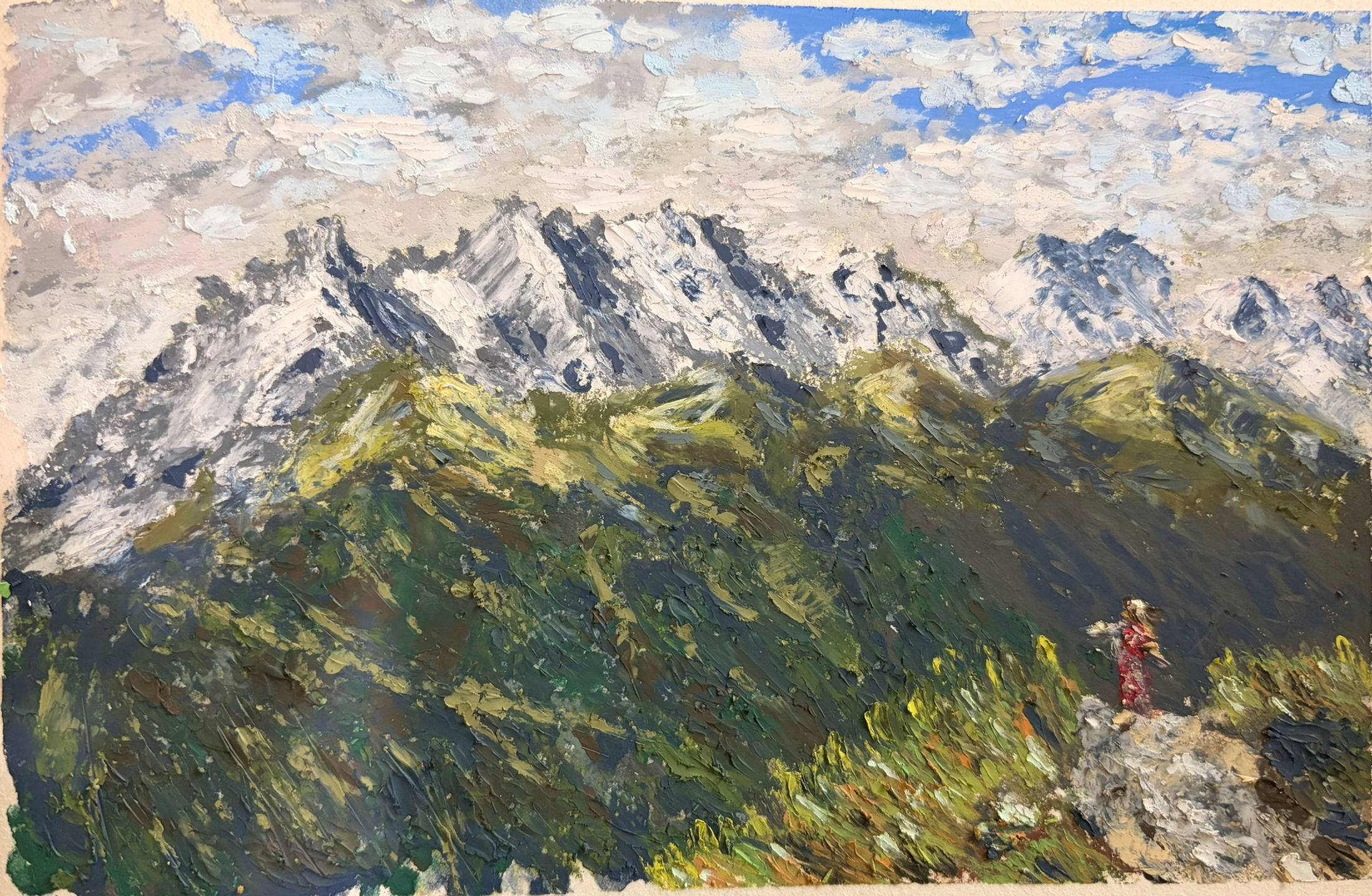 silent peaks mountain art mental health improvement